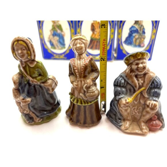 Wade England Nursery Favourites Figurines Mary Lamb Polly Kettle King Cole Boxes - Picture 7 of 9